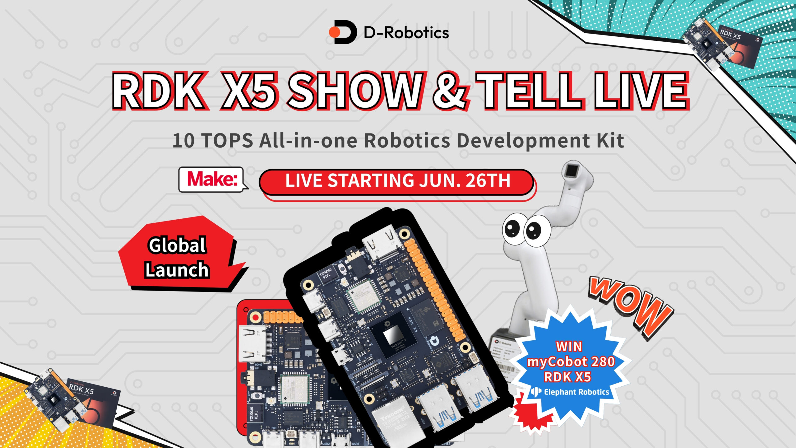 Dive Into Robotics with Make: & D-Robotics!