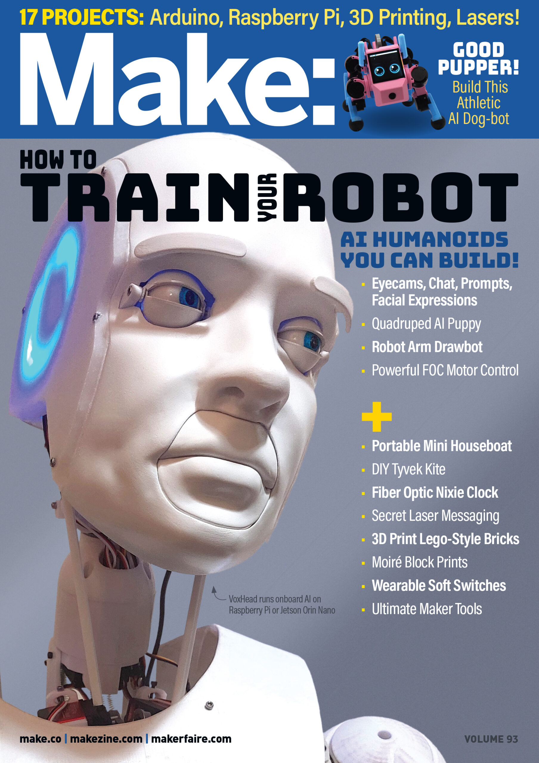Make: Volume 93 — How to Train Your Robot